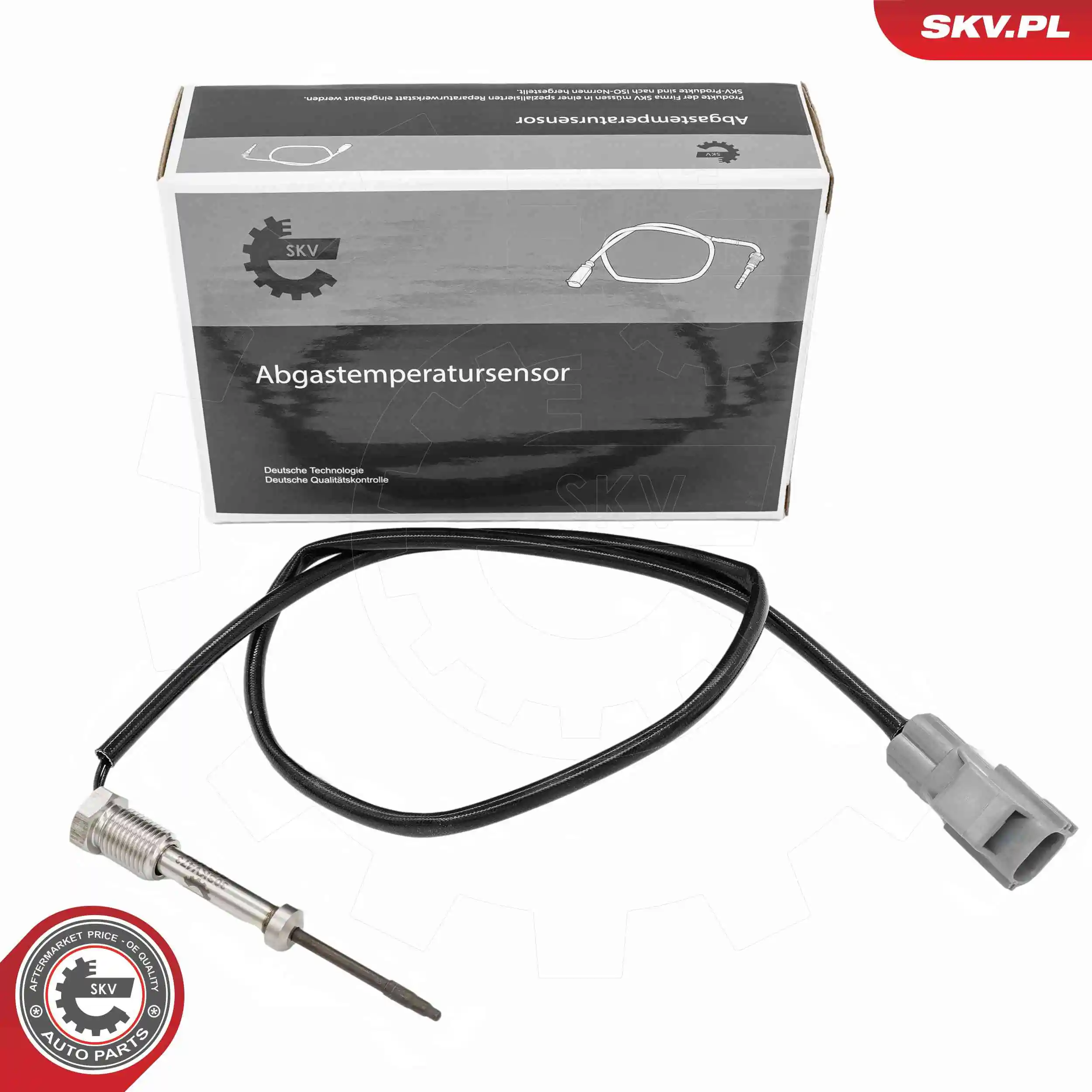 Sensor, exhaust gas temperature